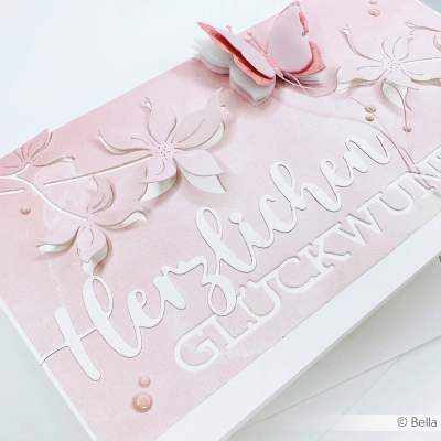 Alexandra Renke Stanzschablonen Schriften-Duo Herzlichen Glückwunsch