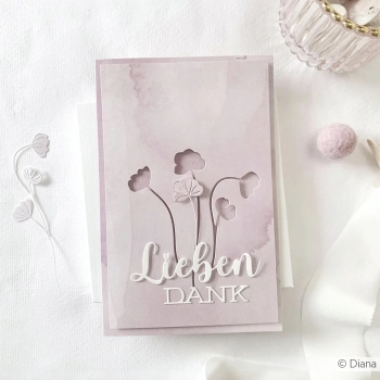 Alexandra Renke Stanzschablonen Schriften-Duo Lieben Dank