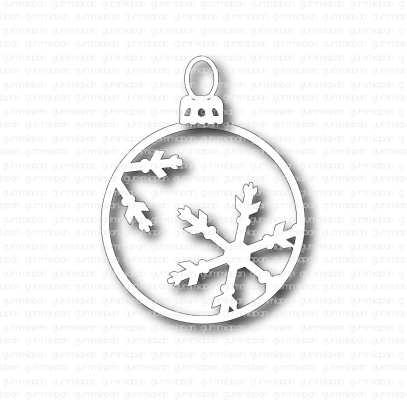 Gummiapan Stanzform Christbaumkugel 4.5x6.0cm