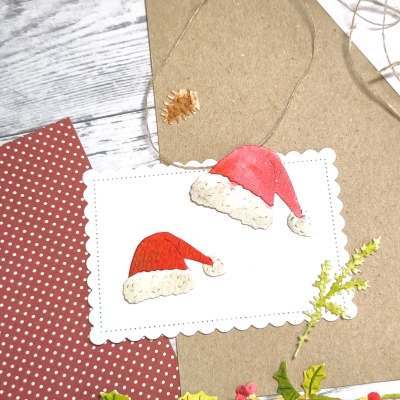 Gummiapan Stanzform Nikolausmütze Santa Hat 4.5x2.8cm