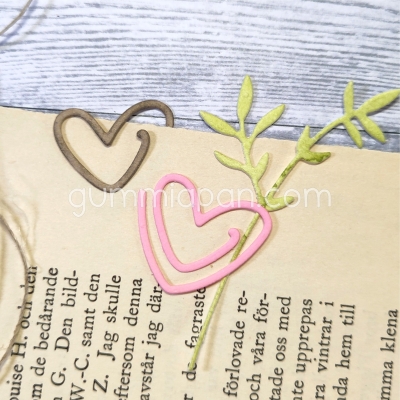 Gummiapan Stanzform Clip Herzform Heart Shaped Clip 2.9x2.5cm