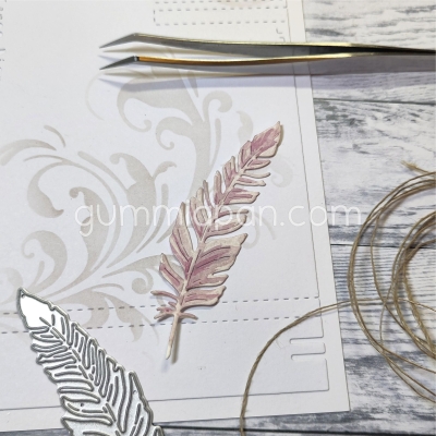 Gummiapan Stanzform Feder Feather PRE-ORDER Lieferbar ab 10.07.2025