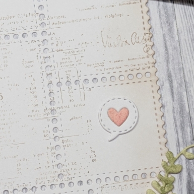 Gummiapan Stanzform Small Heartly Speach Bubble 1.5x1.7cm