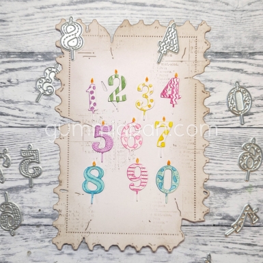 Gummiapan Stanzformen Kuchenkerzen Cake Candles PRE-ORDER Lieferbar ab 20.07.2026