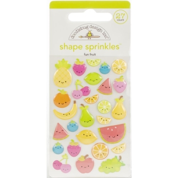 Doodlebug Design - Stickers Sweet Summer Adhesive Shape Sprinkles Fun Fruit