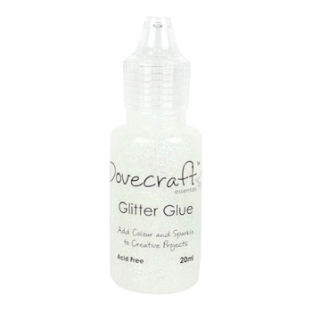 Dovecraft Stickles Glitter Glue Crystal 20ml