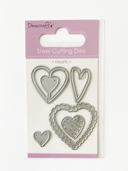 Dovecraft Stanzschablonen Herzen Hearts Dies