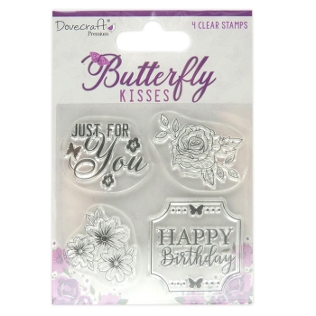 Dovecraft Clearstempelset Butterfly Kisses