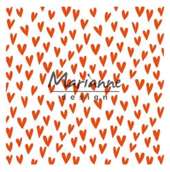 Marianne Design Prägeschablone Trendy Hearts