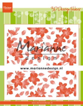 Marianne Design 3D Prägeschablone Kirschblüten Blossom 15x15cm