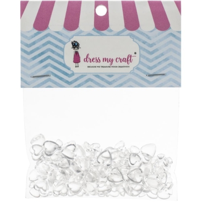 Dress My Craft Pailletten Herzen assortiert Water Droplets