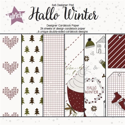 Kulricke Papierpack Hallo Winter 6x6" 24 Bogen