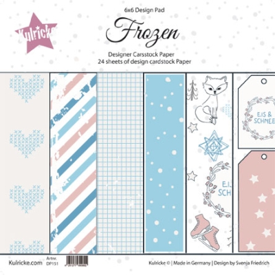 GRATIS! Kulricke Papierpack Frozen 6x6" 24 Bogen