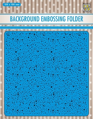 Nellie's Choice Prägeschablone Kleine Punkte Background Embossing Folder Dots 15x15cm