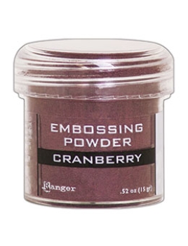 Ranger Embossing Powder Cranberry Metallic