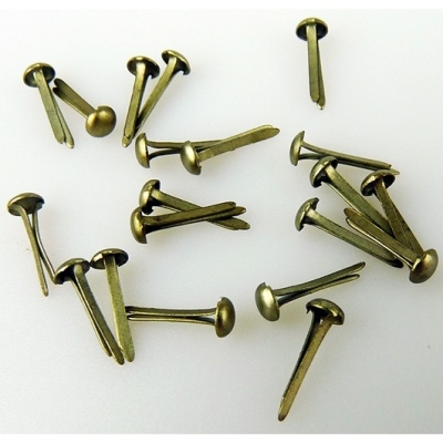 Nellie's Choice Mini Brads Gold Matt 3mm 40 Stück