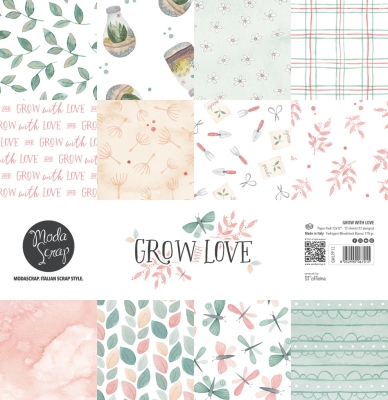 ModaScrap Papierpack Grow with love 12x12"