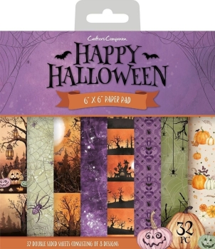 Crafter's Companion Papierblock Happy Halloween 6x6"