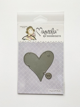 Magnolia Stanzschablone Herzanhänger Heart Tag Die