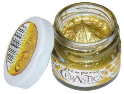 Stamperia Wachspaste Metallic gold 20ml