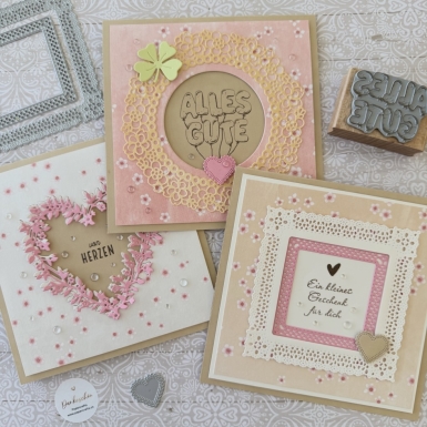 Preview: Studio Light Stanzformen Lace Frames Square 10.5x10.5cm