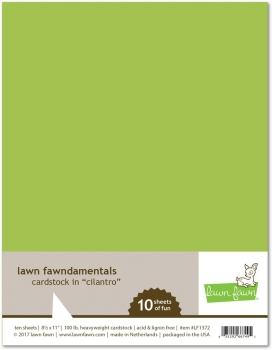 Lawn Fawn Cardstock Cilantro 21.5x27.9cm 10 Bogen