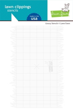 Lawn Fawn Schablone Stencil Grassy 10.0x15.0cm