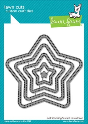 Lawn Fawn Stanzschablonenset Just Stitching Stars