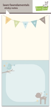 GRATIS! Lawn Fawn Haftnotizen Into the Woods Sticky Notes 2 Blöcke