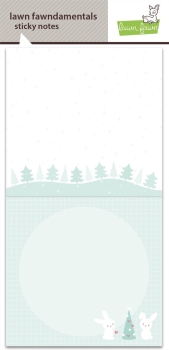 Lawn Fawn Haftnotizen Let It Snow Sticky Notes 2 Blöcke 7.5x7.5cm