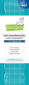 Lawn Fawn Acrylstempelblock mit Hilfslinien 20.3x5.1x1.27cm