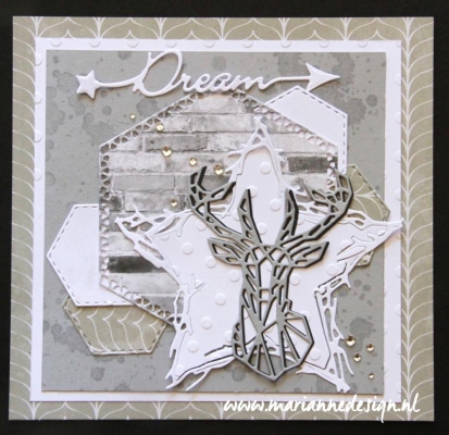 Marianne Design Stanzschablonen Naturstern 10.5cm