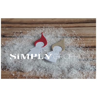 Simply Graphic Stanzschablonen Kobolde Lutins 2.0x5.5cm