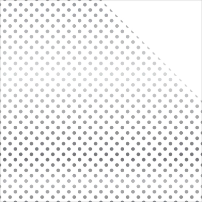 GRATIS! Echo Park Paper Foiled Cardstock White Silver 12x12"