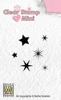 Nellie's Choice Clearstempelset Kleine Sterne Stars
