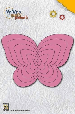 Nellie's Choice Stanzen Schmetterlinge Multi Frames