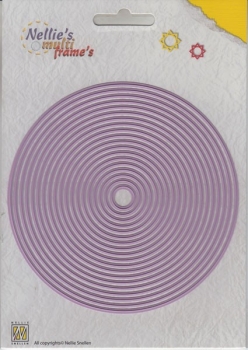 Nellie's Choice Stanzen Kreise Straight Round-2 Multi Frames 1.2 bis 12.0cm