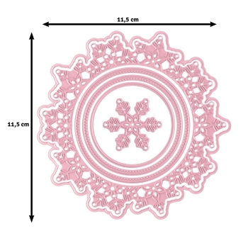 Nellie's Choice Stanzformen Schneeflockenkreis Multiframes Dies