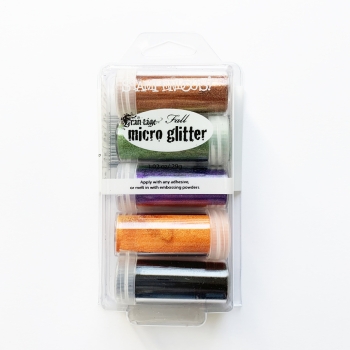 GRATIS! Stampendous - Glitzerpulverkit Halloween Fall Micro Glitter Kit