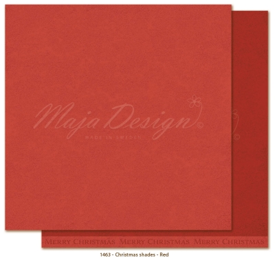 Maja Design Papier Monochromes Christmas Shades Red 12x12"