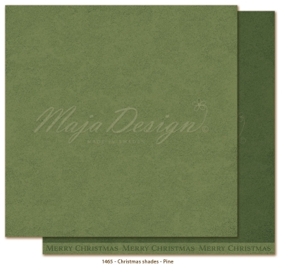 Maja Design Papier Monochromes Christmas Shades Pine 12x12"