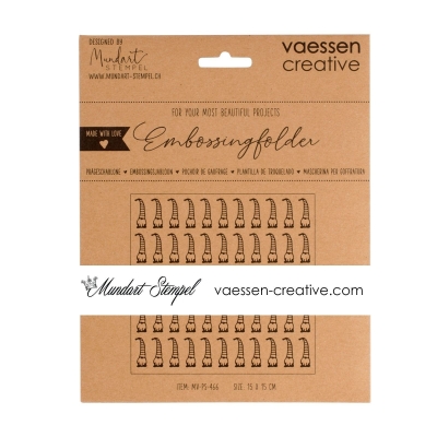 GRATIS! Mundart Stempel Prägeschablone Wichtel Gnome 15x15cm