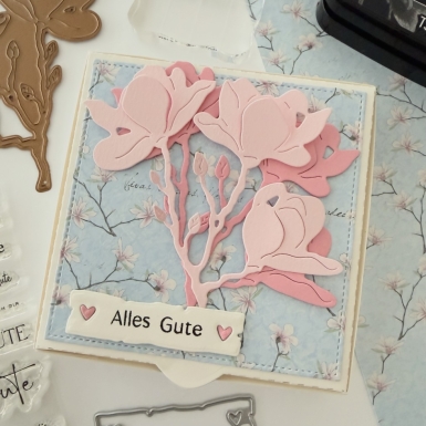 Magnolienblüten Alles Gute - Geschenkbox nicht käuflich