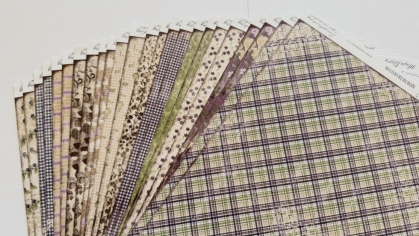 Superaktion! Maja Design Papiere im Set Fika 12x12" 24 Bogen
