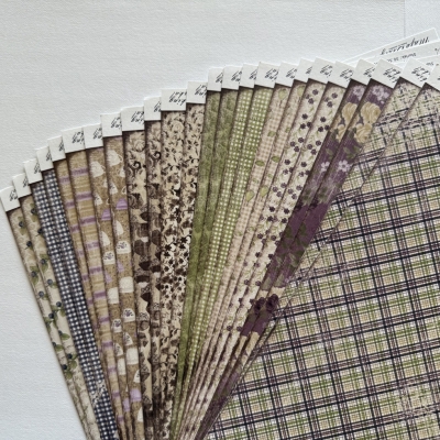 Superaktion! Maja Design Papiere im Set Fika 12x12" 24 Bogen