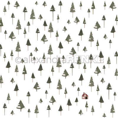 Alexandra Renke Papier Rapport Tannen 12x12"