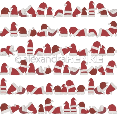 Alexandra Renke Papier Weihnachtsmütze in Reihe 12x12"
