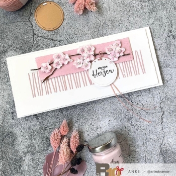 Alexandra Renke Papier Kirschblüten Rapport 12x12" (2 Bogen)