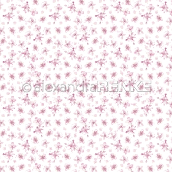 Alexandra Renke Papier Kirschblüten Rapport 12x12" (2 Bogen)