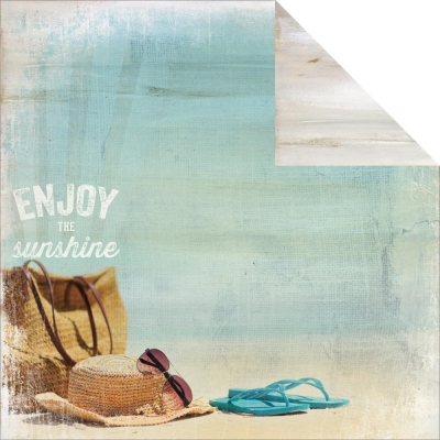 Kaisercraft Papier Sandy Toes Sunshine 12x12"